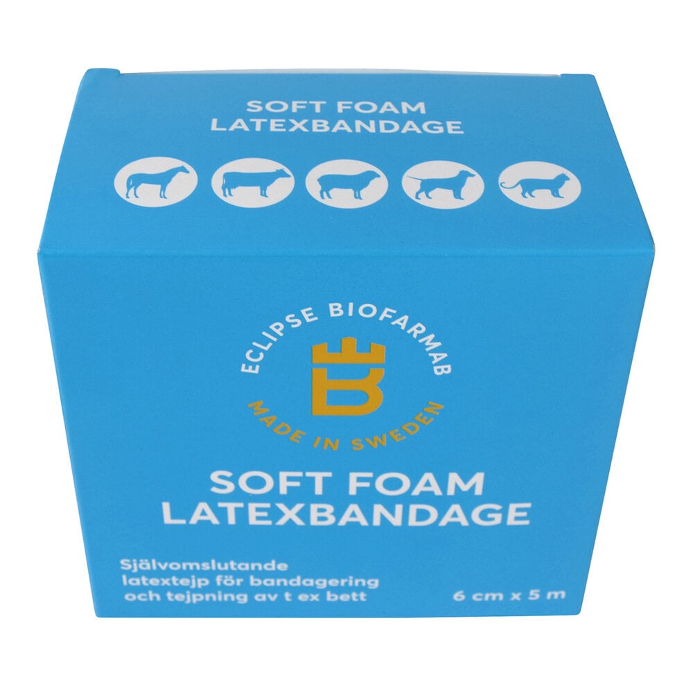 Soft foam latex bandage