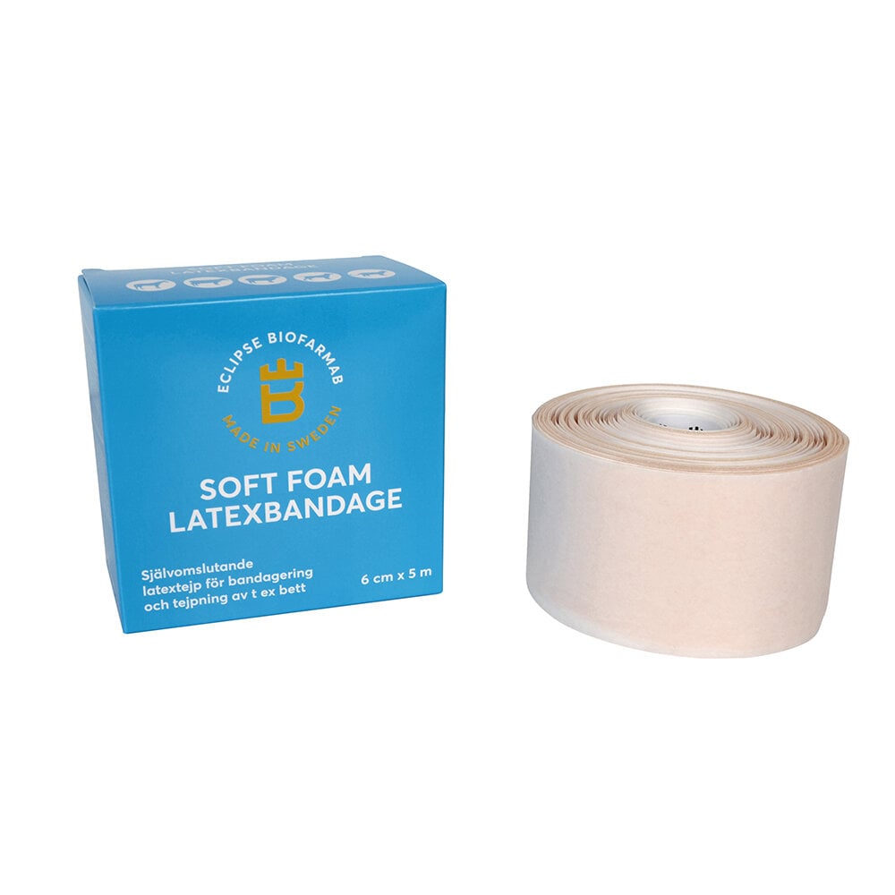 Soft foam latex bandage